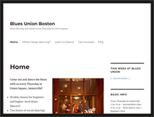 Tablet Screenshot of bluesunionboston.com